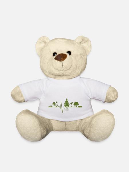 Nature - Heartbeat - Nounours - blanc