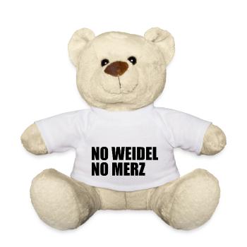 No weidel no merz - Teddy - Weiß - Vorne