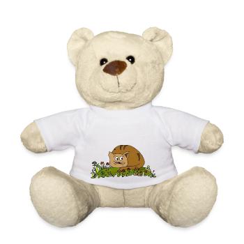 Cat - Teddy Bear - white - Front