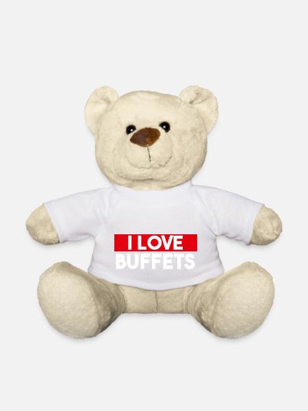 I Love Buffets - Teddy - Weiß