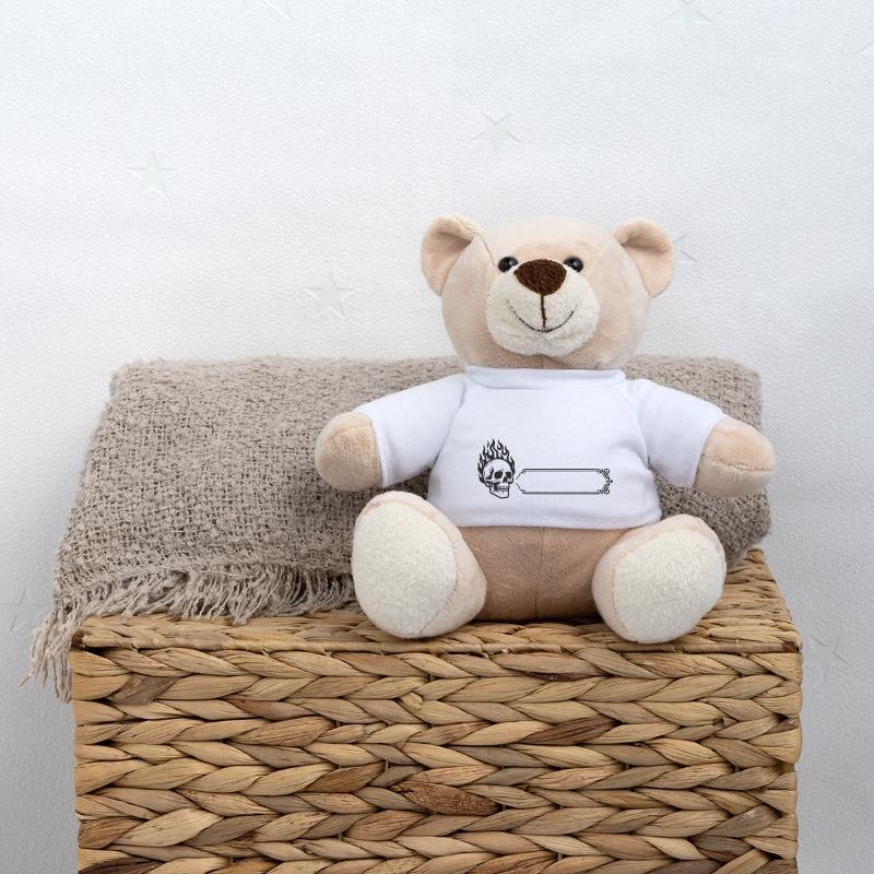 Skull - Surname, first name Teddy Bear