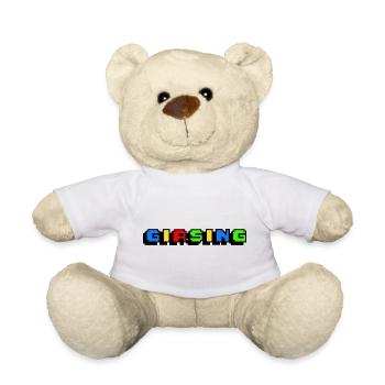 Giasing Pixel Giesing München 089 Minga - Teddy - Weiß - Vorne