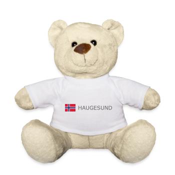 Norway Flag - Haugesund - Norge - Norwegen - Teddy Bear - white - Front