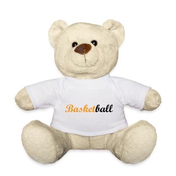 Basketball / Basketball / Basktet-Ball / Sports - Teddy Bear - white - Front