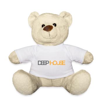 Deep House Remix Summer Festival Dance Clubbing - Teddy Bear - white - Front