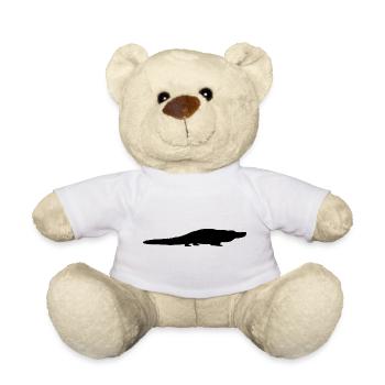 Alligator Silhouette - Teddy - Weiß - Vorne