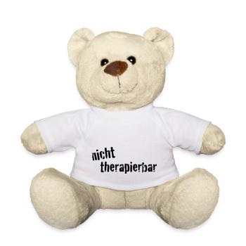 nicht_therapierbar - Teddy - Weiß - Vorne