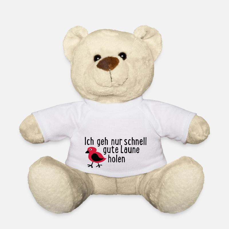 gute Laune - Teddy - Weiß