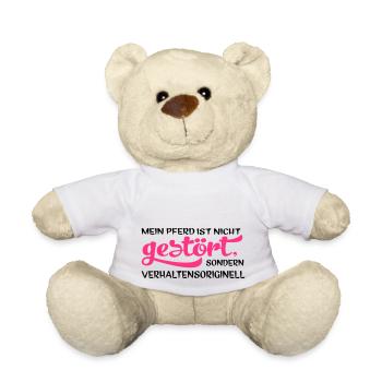Pferd - Teddy - Weiß - Vorne