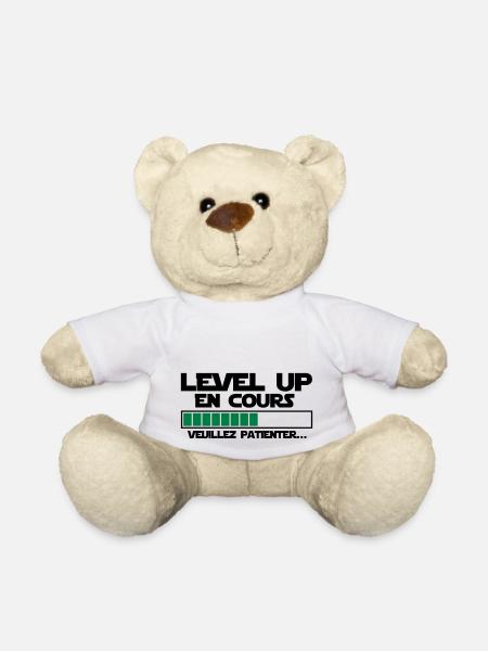 level up en cours veuillez patienter - Nounours - blanc