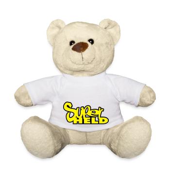superheld - Teddy - Weiß - Vorne