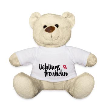 Lieblingsfreundin - Teddy - Weiß - Vorne