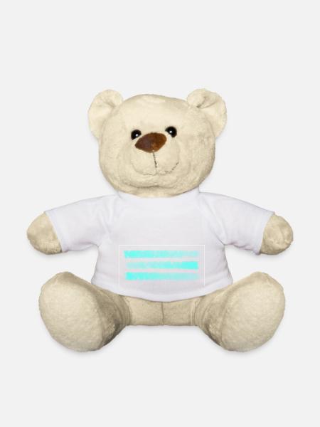 Streifen - Teddy - Weiß