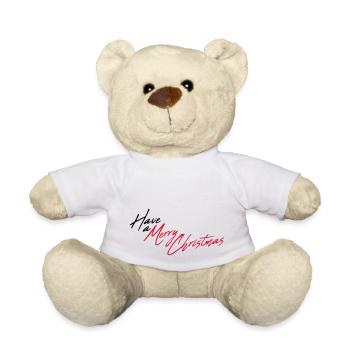cool have a merry christmas weihnachten frohe weih - Teddy - Weiß - Vorne