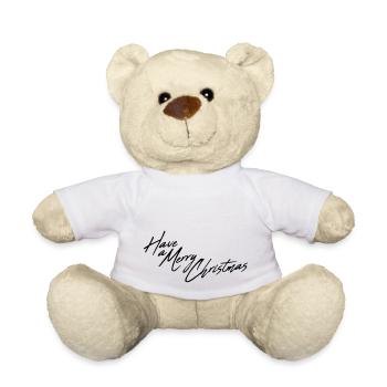 joyeux noel noel joyeux noel - Nounours - blanc - Devant