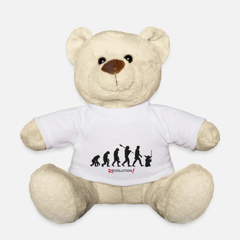 Evolution future science fiction revolution - Teddy Bear - white