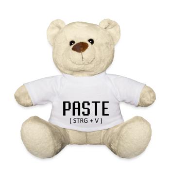 paste - Teddy Bear - white - Front