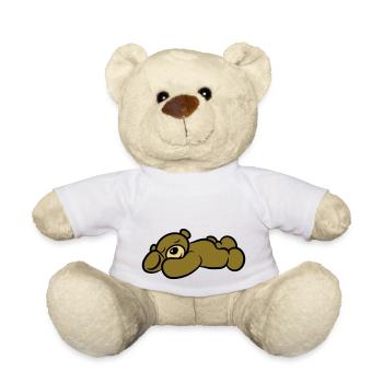 Teddy bear sleep tired sweet - Teddy Bear - white - Front