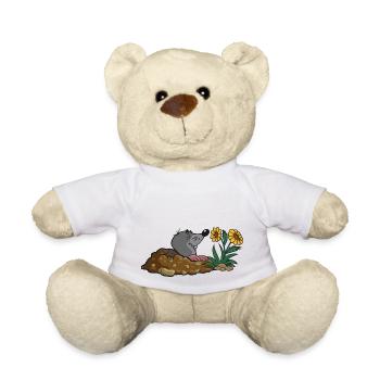 Mole Earth Mole Grêle Fleur Odeur Parfum Sp - Nounours - blanc - Devant