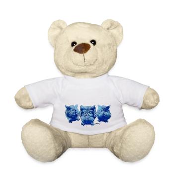 See No - Teddy Bear - white - Front