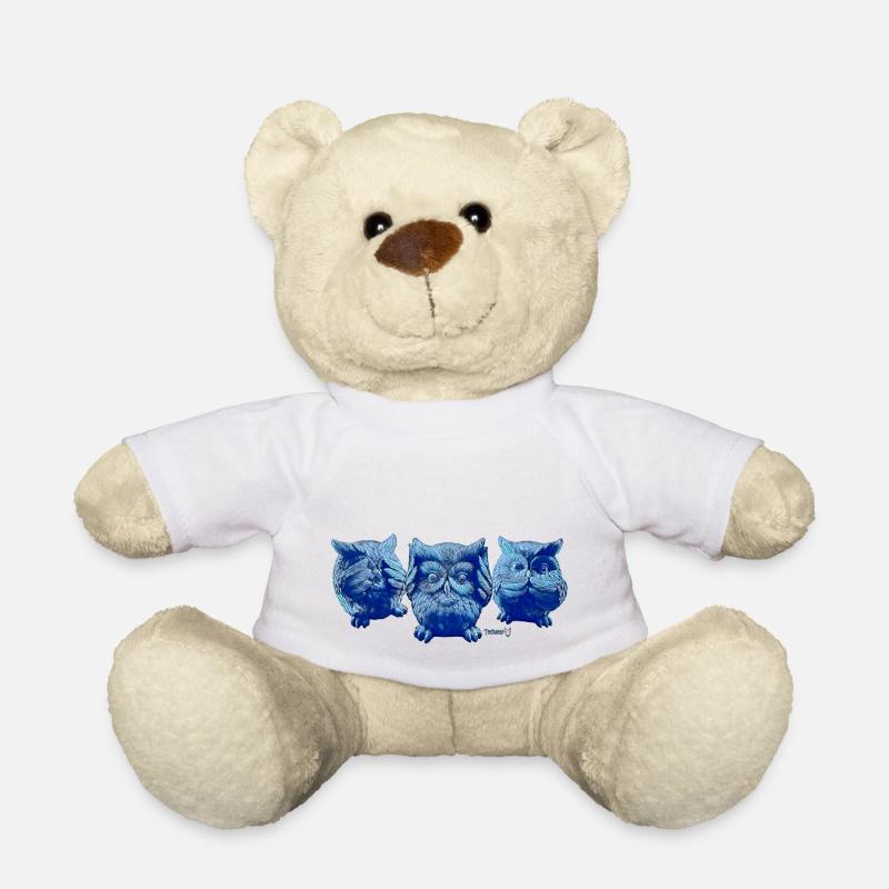 See No - Teddy Bear - white