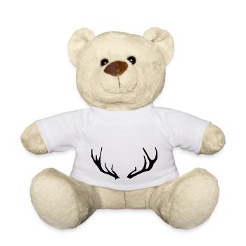 Hirschgeweih - Teddy - Weiß - Vorne