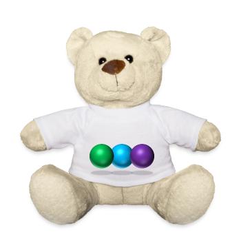 Balls - Teddy Bear - white - Front