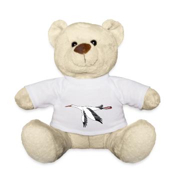Cigogne - Nounours - blanc - Devant