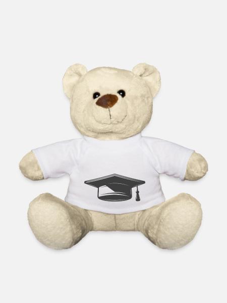 High School Abschluss - Teddy - Weiß