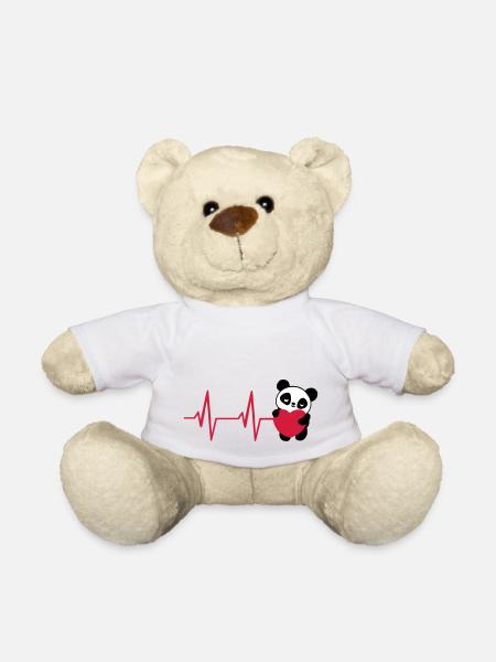 ECG Panda - Nounours - blanc