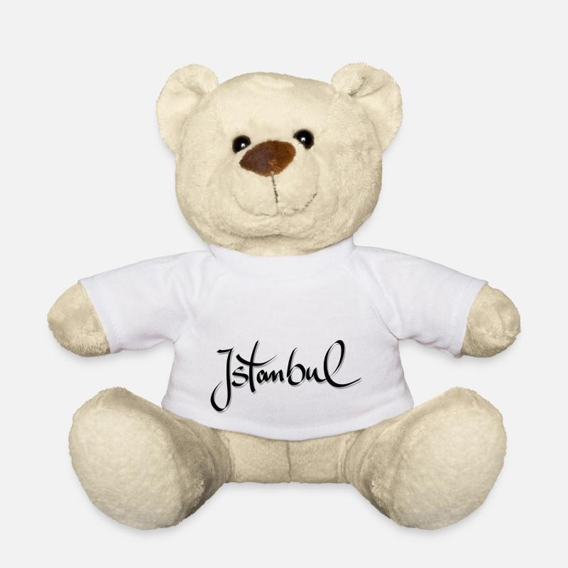Istanbul Schriftzug - Teddy - Weiß