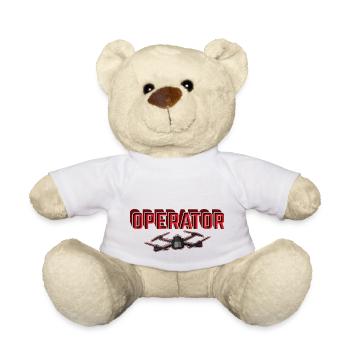 Operator Drone Pilot Drone Drone Drone Gift - Teddy Bear - white - Front
