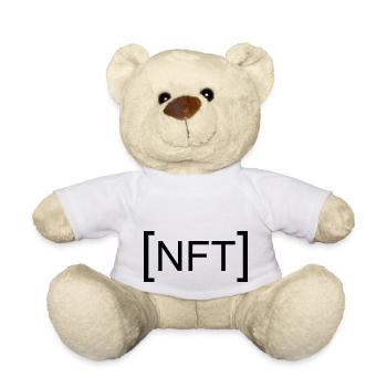 NFT Non Fungible Token - Nounours - blanc - Devant