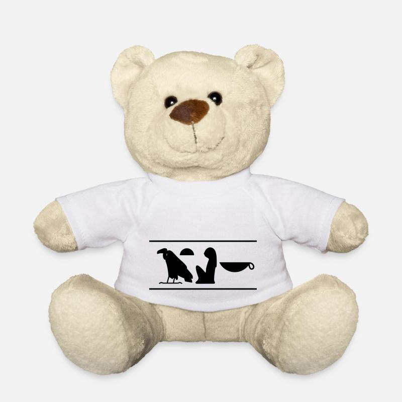 "Your Mother" - Hieroglyphics - Teddy Bear - white