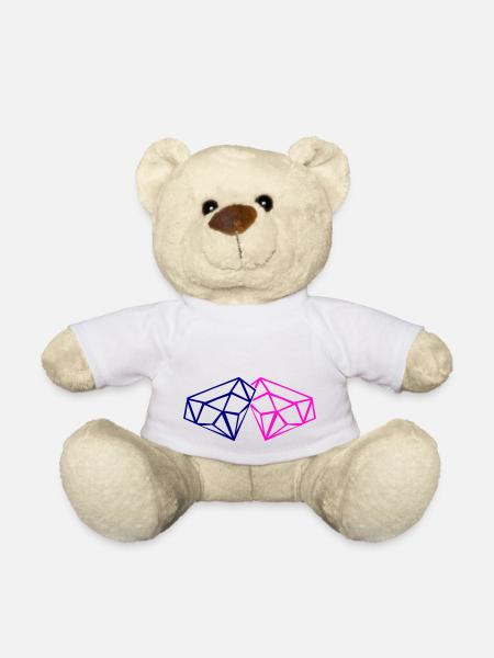 diamonds - Nounours - blanc