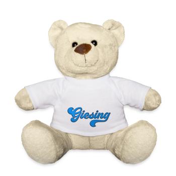 Giesing Stadtteil aus München blau T-Shirt - Teddy - Weiß - Vorne