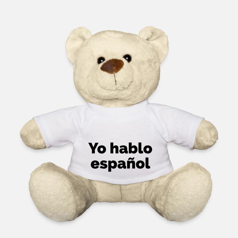 Ich spreche Spanisch - spanische Sprache Spruch - Teddy - Weiß