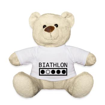 Biathlon Ski - Teddy - Weiß - Vorne