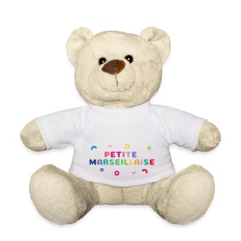 COLLECTION MARSEILLE - Petite Marseillaise - Nounours - blanc - Devant