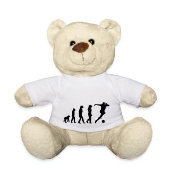 Entwicklung des Fußballs - Teddy - Weiß - Vorne