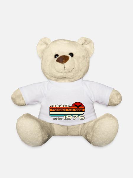 original 1976 geburtstag 46 jahre 46. jubiläum - Teddy - Weiß
