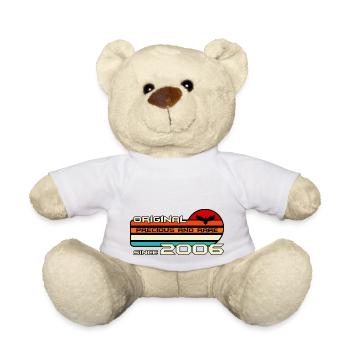 original 2006 birthday 16 years 16th anniversary - Teddy Bear - white - Front