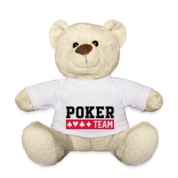Équipe de poker - Nounours - blanc - Devant