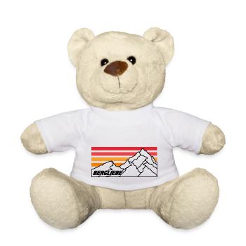 Alpen Abenteuer Berg Design Klettern - Teddy - Weiß - Vorne