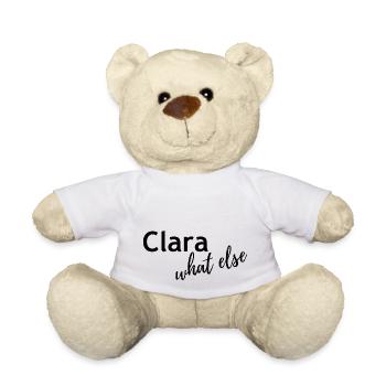 Clara What else - Teddy Bear - white - Front