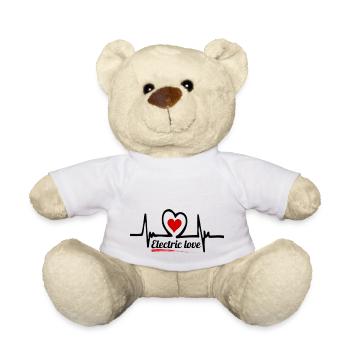 amour électrique - Nounours - blanc - Devant