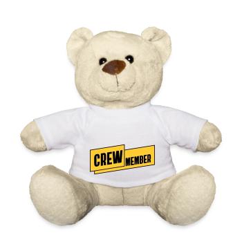 CREW Member Team Staff Group Team Selection - Teddy Bear - white - Front