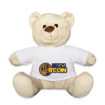 Bitcoin Mining - Teddy - Weiß - Vorne