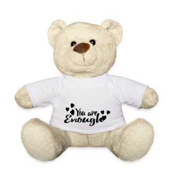 Du bist genug - Teddy - Weiß - Vorne