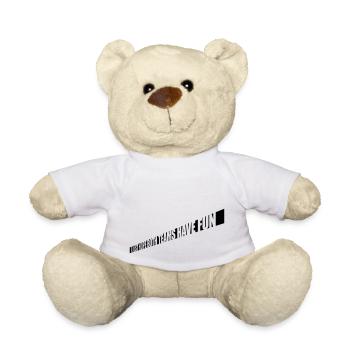 Both Teams Have Fun - Teddy Bear - white - Front